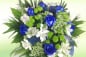 Preview: Blaue Rosen Premium Blumenstrauß