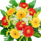 Preview: Sommer Blumenstrauß mit Gerbera