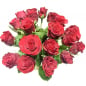 Preview: 20 rote Rosen inklusive Vase