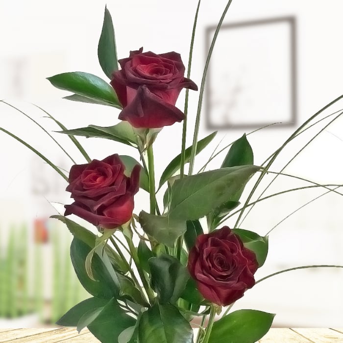 Schwarze Rosen Rosenstrauß
