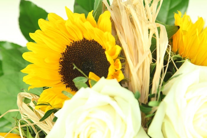 Blumenstrauß mit Sonnenblume