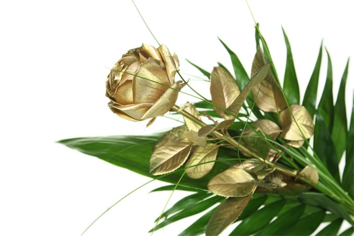 blume gold hochzeit