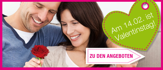 Am 14. Februar ist Valentinstag!