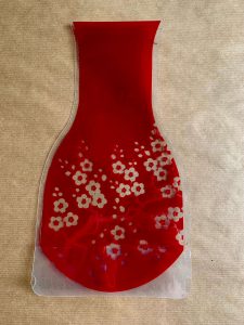 Vase in Rot