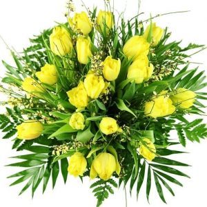 Gelber Tulpenstrauß