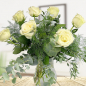 Preview: Blumenstrauß mit weißen Rosen