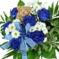 Preview: Blumenstrauß Geburt Junge blau