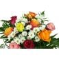 Mobile Preview: Bunter Blumenstrauß mit Rosen