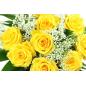 Mobile Preview: Gelbe Rosen Blumenstrauß
