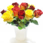 15 Rosen Geschenkset inklusive Vase