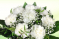 Weiße Nelken Blumenstrauß