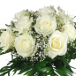 Preview: Blumenstrauß mit weißen Rosen