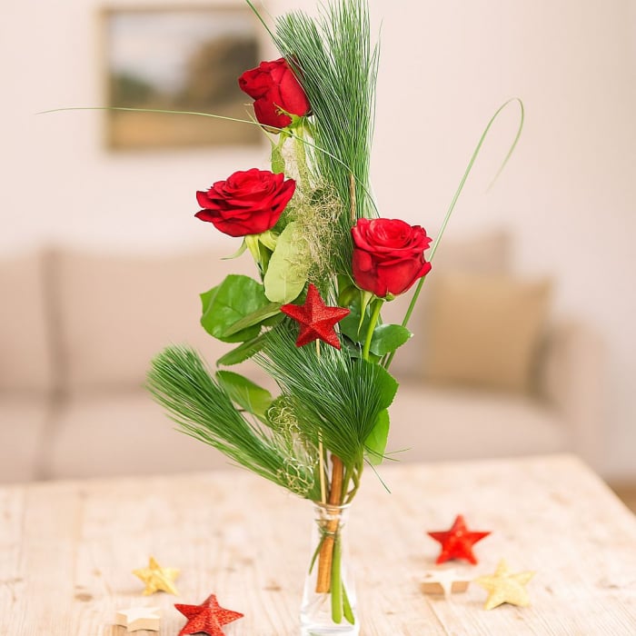 Blumen zu Weihnachten Advent