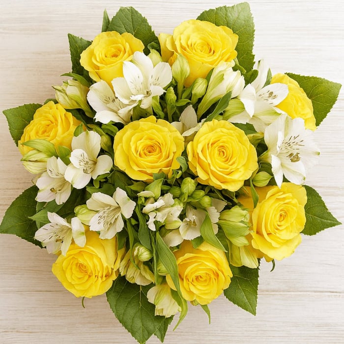 Gelber Blumenstrauß