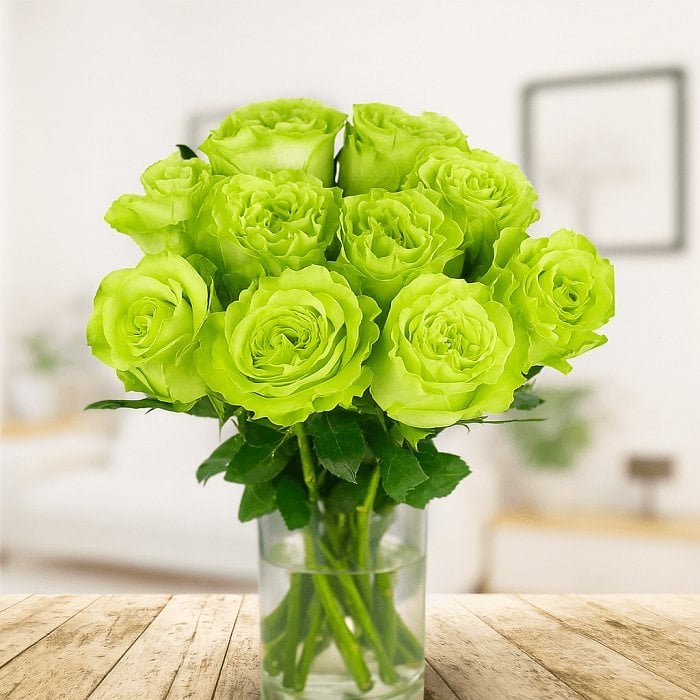 Grüne Rosen