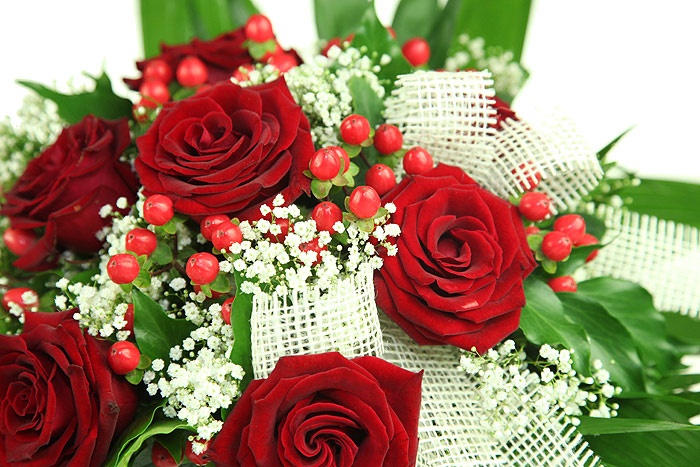 Romantischer Blumenstrauß Verliebte