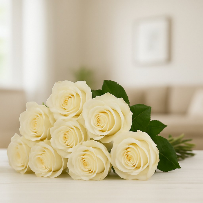 Rosen in weiß