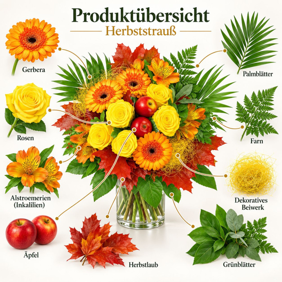 Einzelteile Herbstsonne