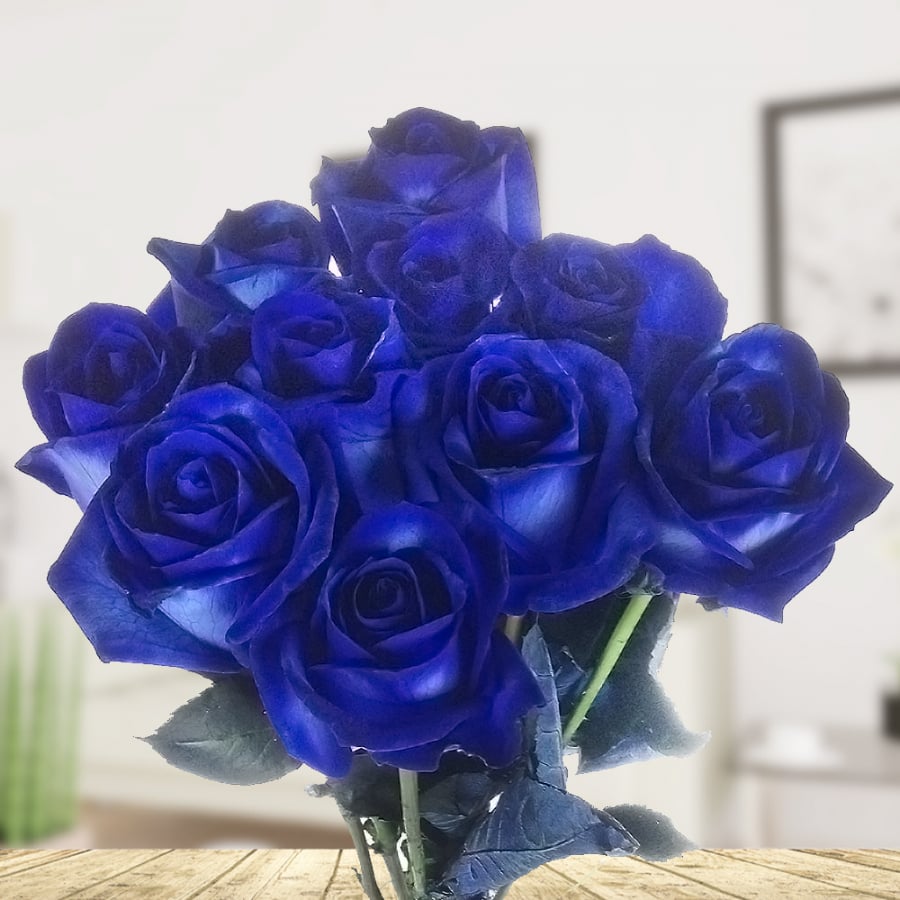 Blaue Rosen