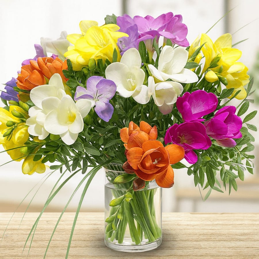 Blumenstrauß Freesien