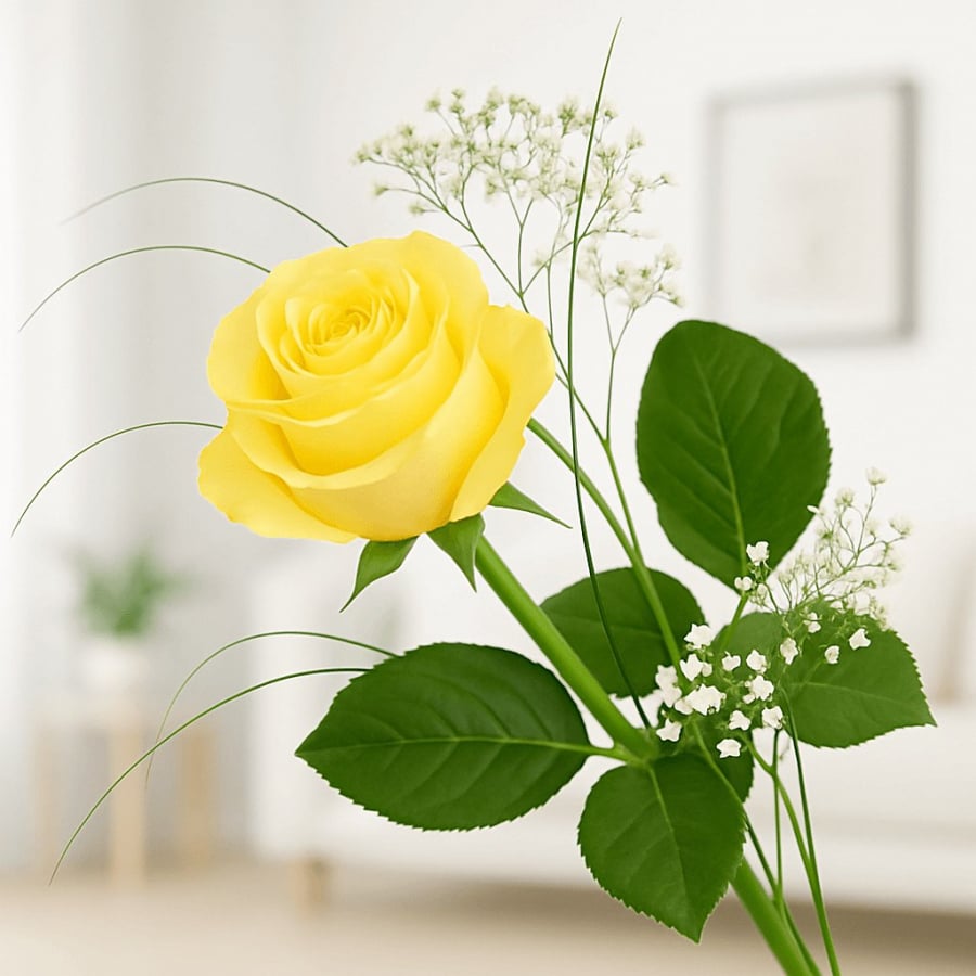 Gelbe Rose