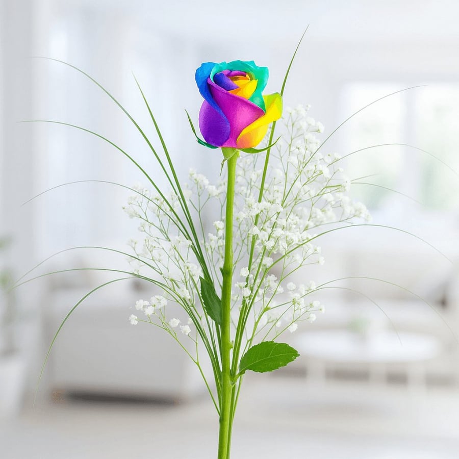 Regenbogen Rose Regenbogenrose