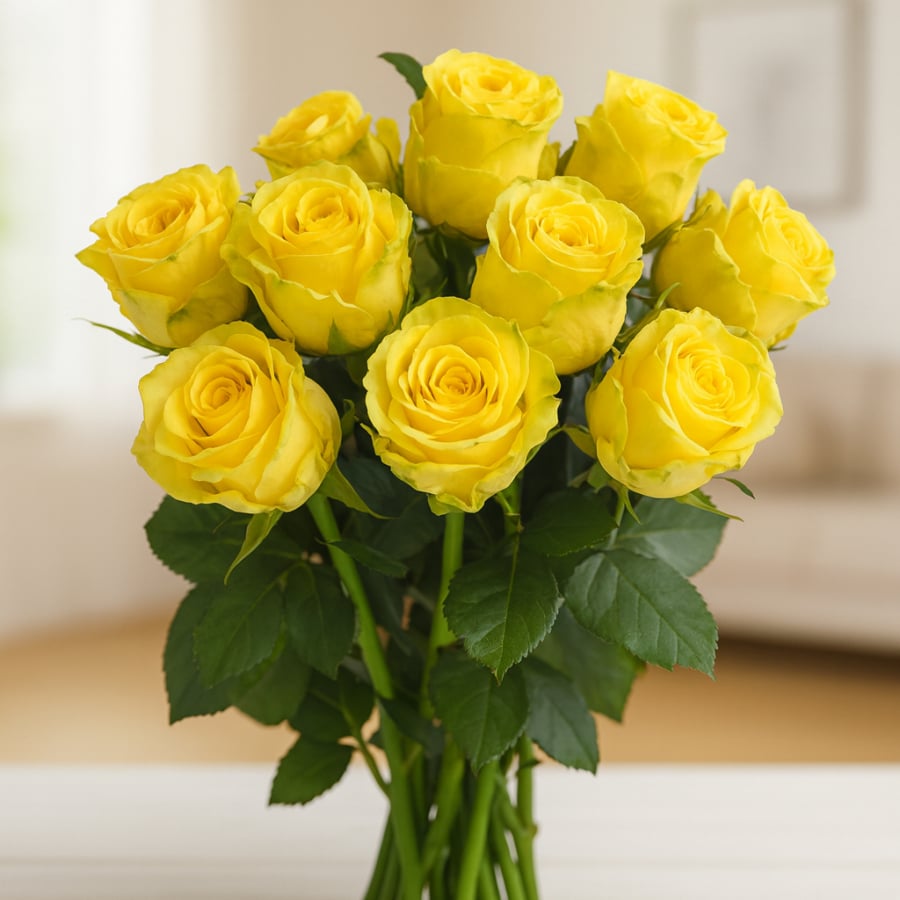 Gelbe Rosen