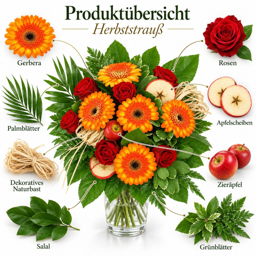 Einzelteile vom Herbstzauber