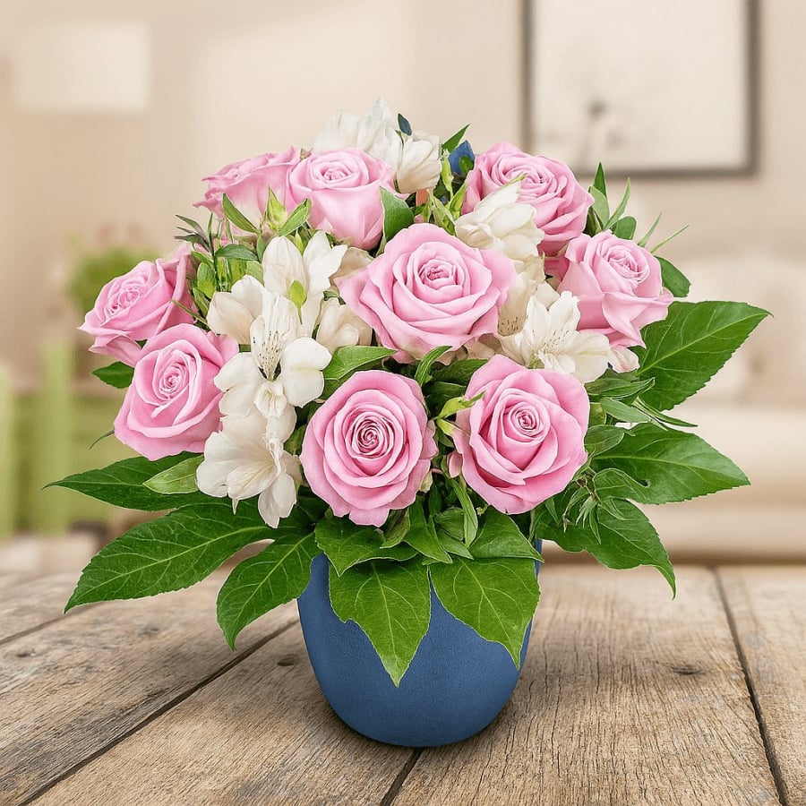 Blumenstrauß rosa Rosen