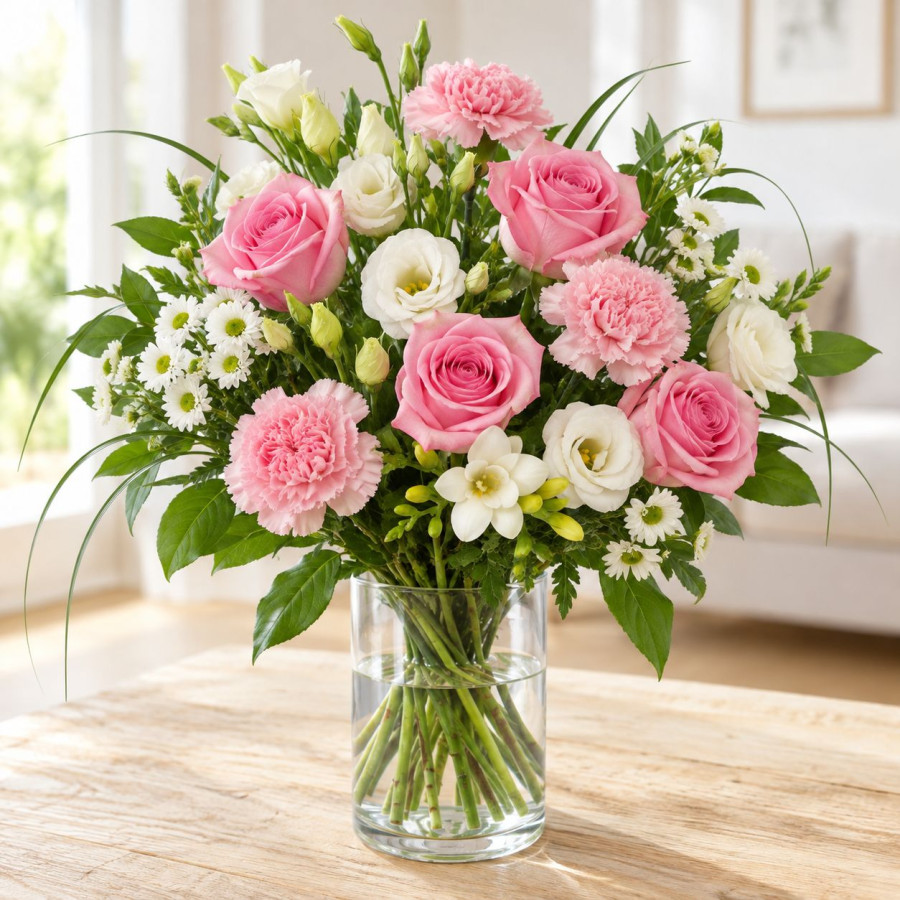 Rosa Rosenstrauß Arrangement
