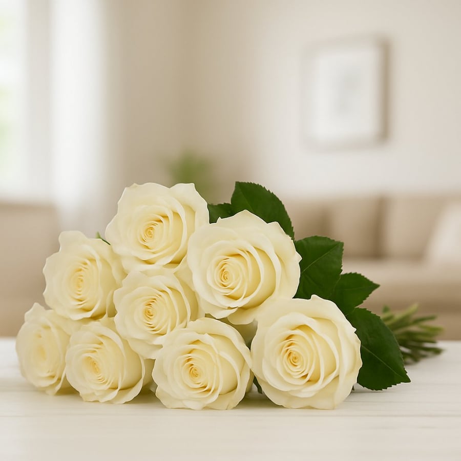 Rosen in weiß