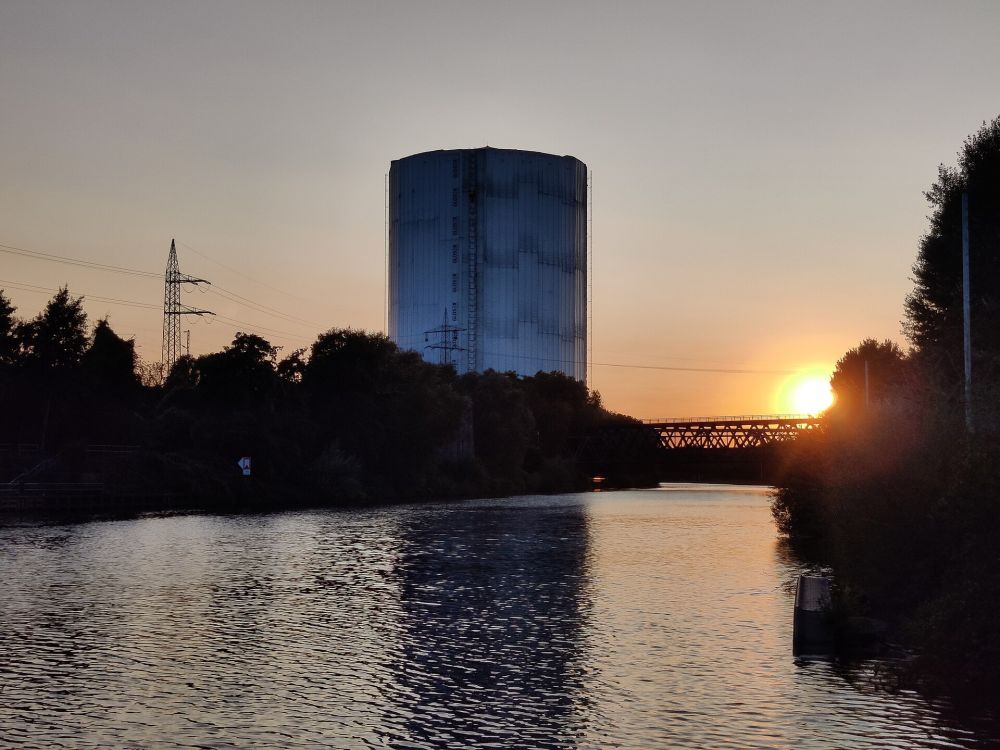 Gasometer Oberhausen als Stadtmotiv f&uuml;r den Blumenversand